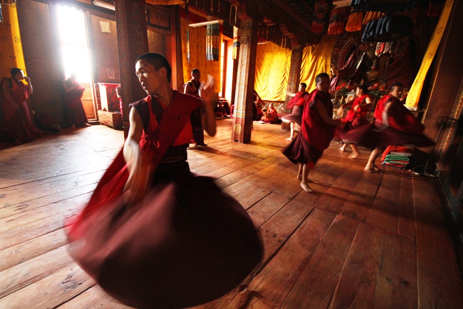 monks prepare themselves for weeks ahead of the festival