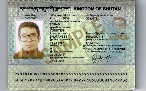 Bhutan Visa 1
