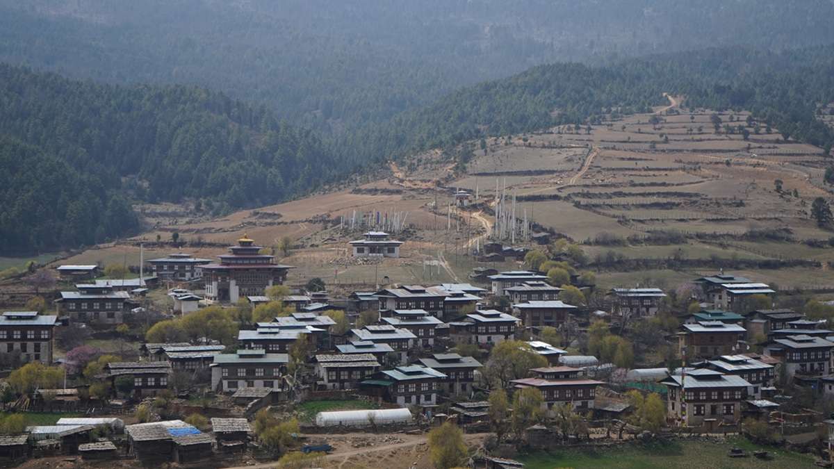 Peaceful beauty across the scenic Ura Valley