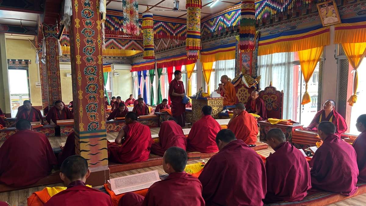 Monastic traditions preserved at the historic Rabdey Dratshang