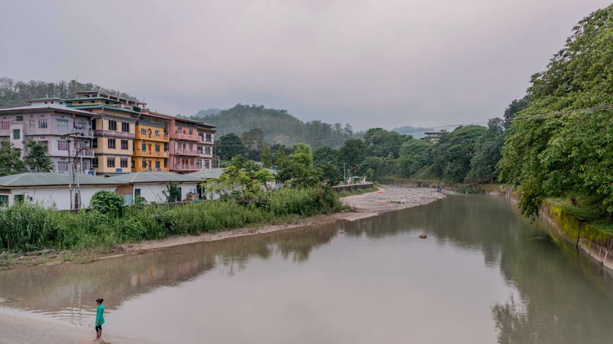 The tranquil riverside charm of Samdrup Jongkhar Town