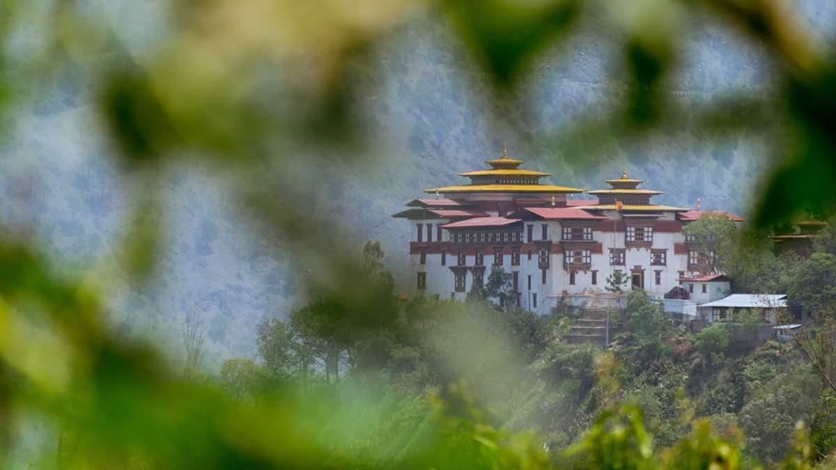 Majestic Trashigang Dzong overlooking Eastern Bhutan scenic valleys