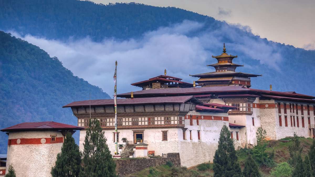 Intricate beauty of the historic Daga Dzong