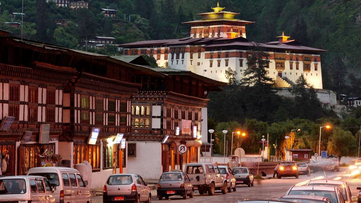 Explore the vibrant streets of charming Paro Town