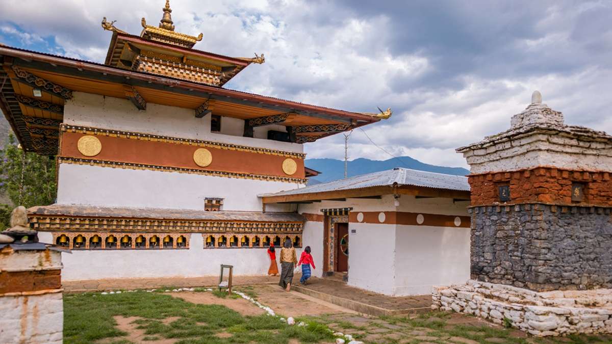 Spiritual tranquility surrounding Chimi Lhakhang