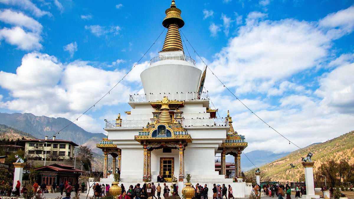 Peaceful prayers at Memorial Chorten