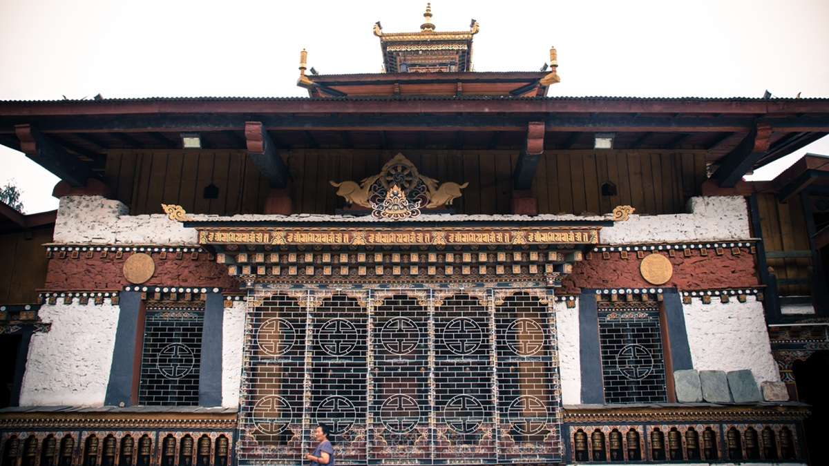 Admire the intricate architecture of Changangkha Lhakhang