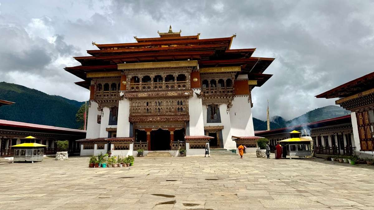 Sacred tranquility at historic Gangtey Monastery