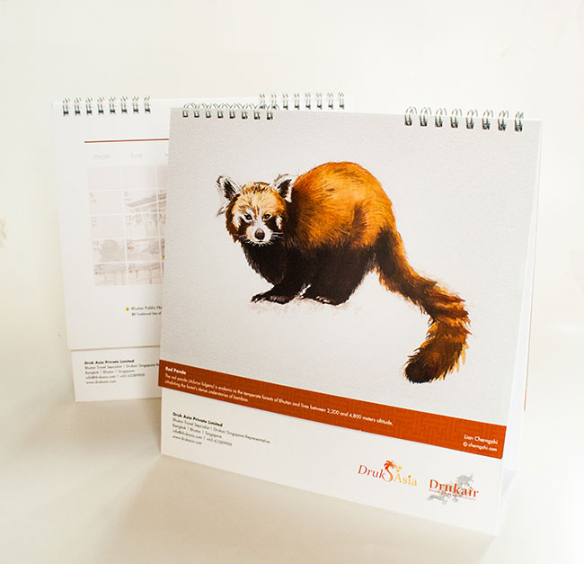 Druk Asia 2015 Desktop Calendar