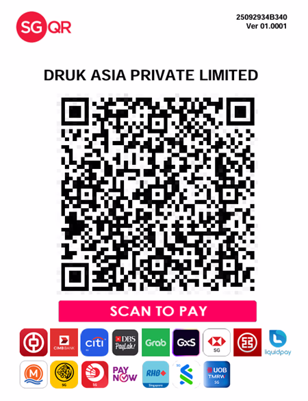 Druk Asia PayNow SGQR Code