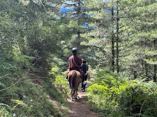 Horse Riding in Bhutan 1