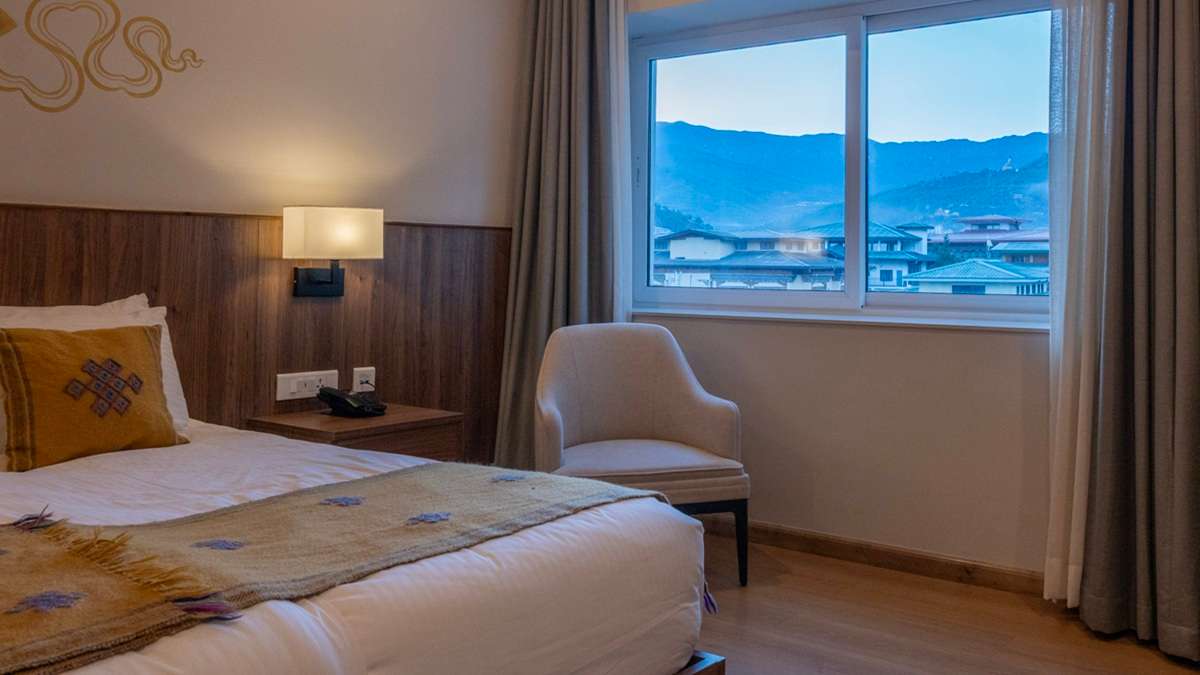 The Capital Hotel room with beautiful views